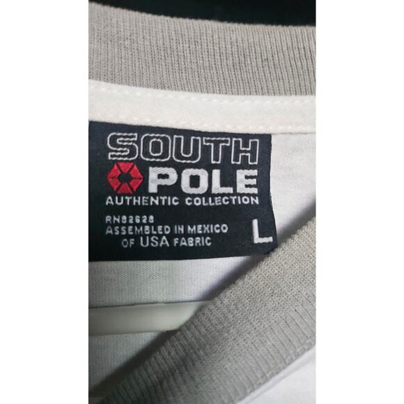 South Pole White Graphic T-Shirt - Picture 2 of 3